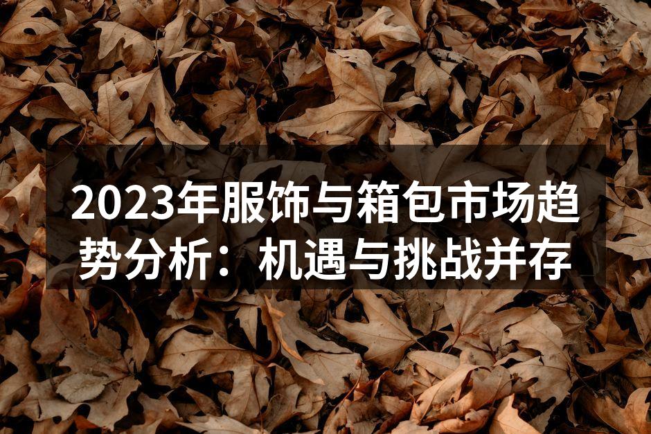 2023年服饰箱包市场动态